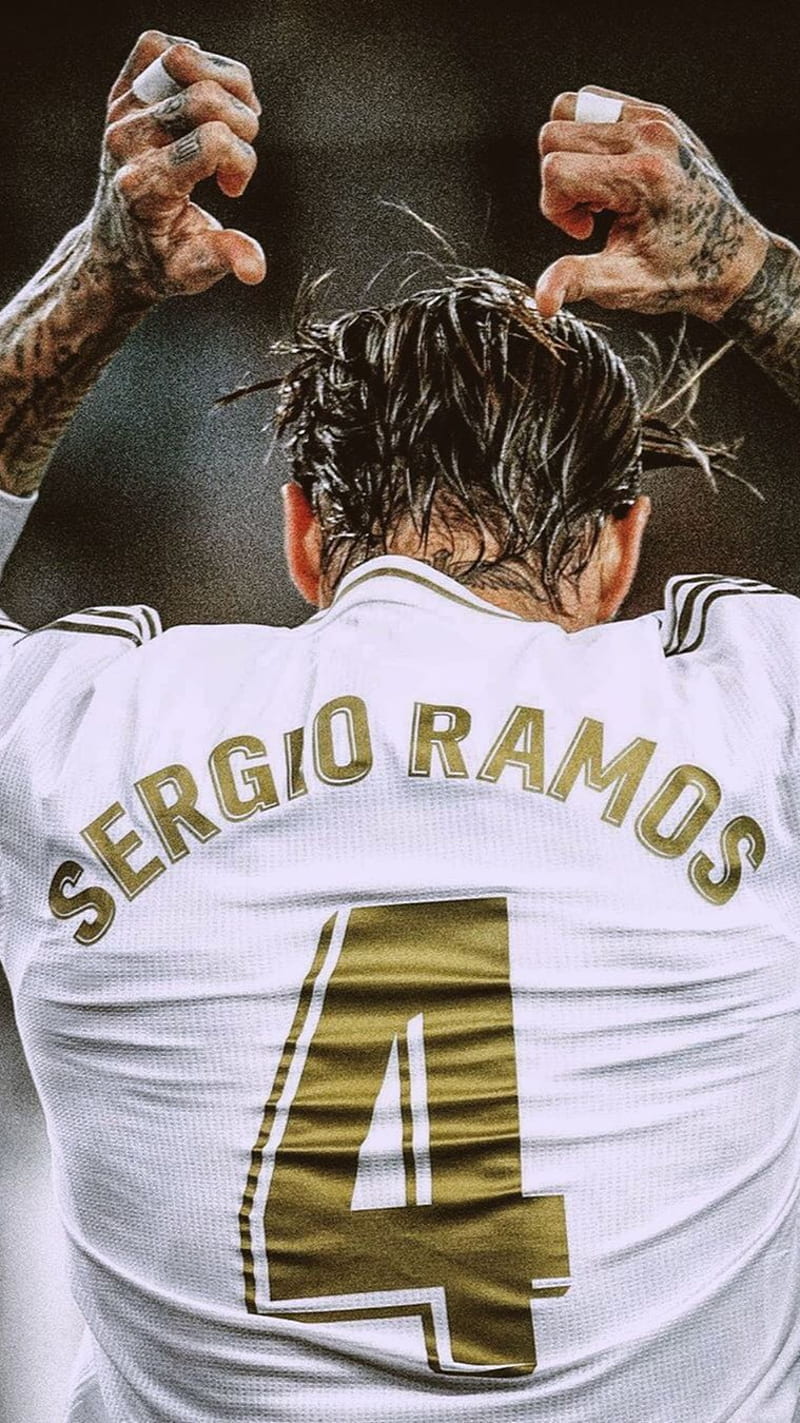 Sergio Ramos, european soccer, real madrid cf, spain, spanish soccer, HD phone wallpaper