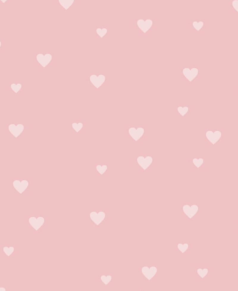 Pink hearts, cute, HD phone wallpaper | Peakpx