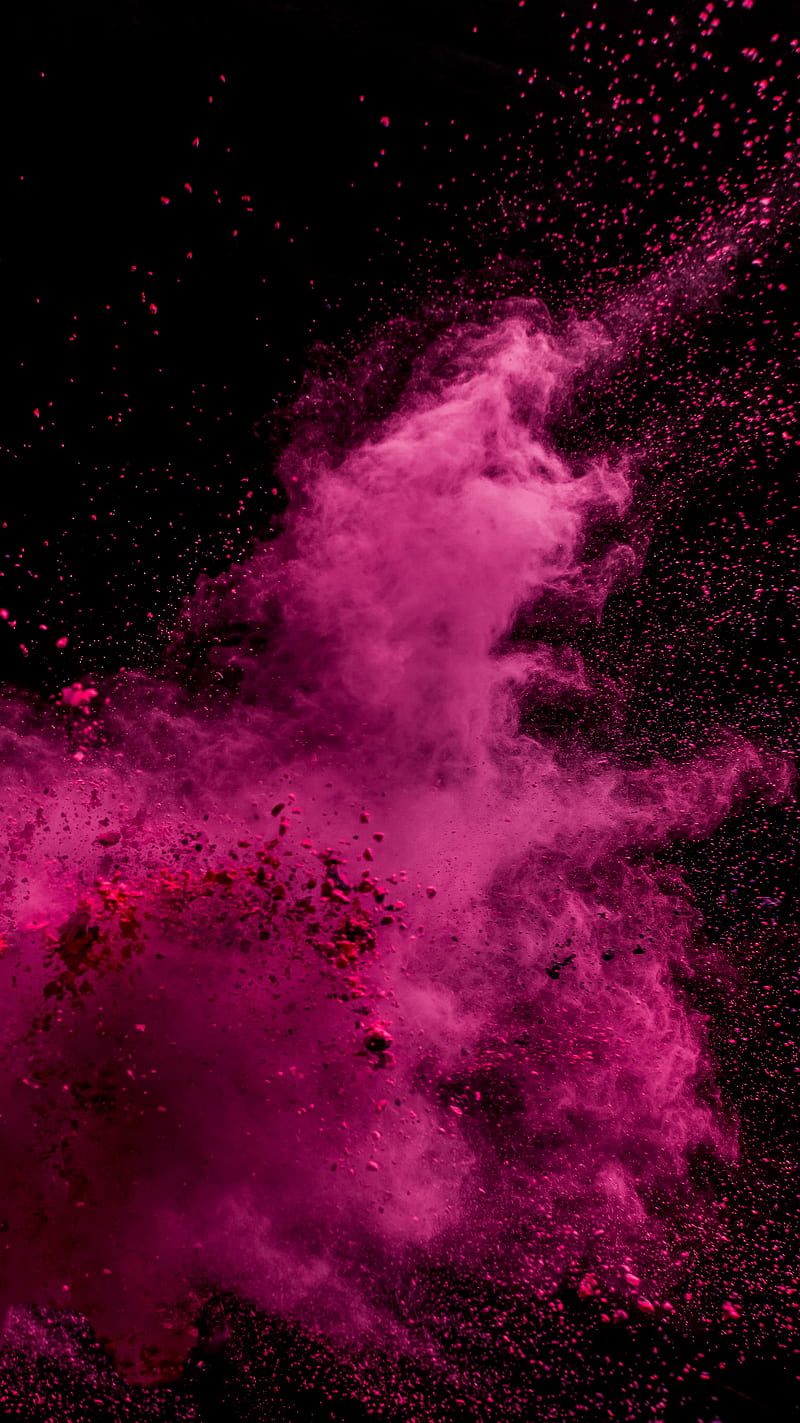 Powder X, color, colour, explosion, explosions, galaxy, nebulous, paint, smoke, space, splash, HD phone wallpaper