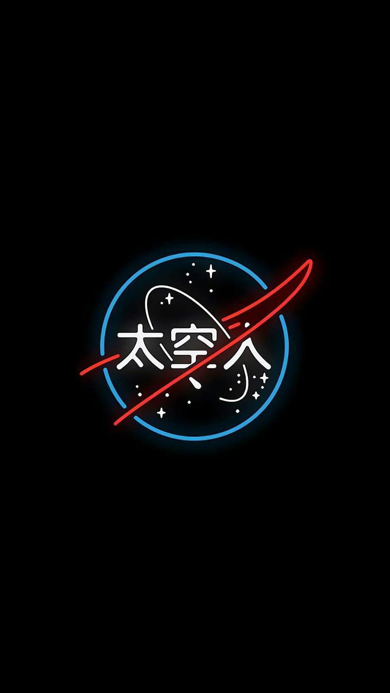 Nasa, earth, logo, mars, moon, space, star, world, HD phone wallpaper
