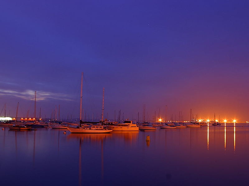 night light sailboats