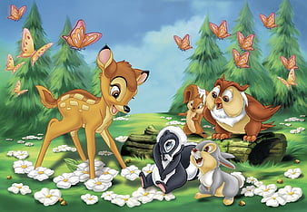 HD bambi and friends wallpapers | Peakpx