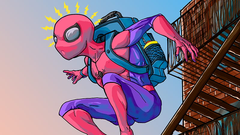Spider Man Verse Art, spiderman, superheroes, artwork, artist, digital-art, behance, HD wallpaper