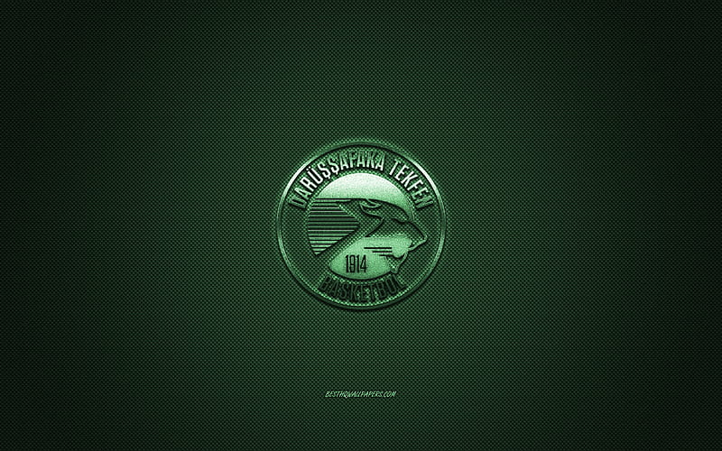 Darussafaka Basketbol, Turkish basketball club, green logo, green ...