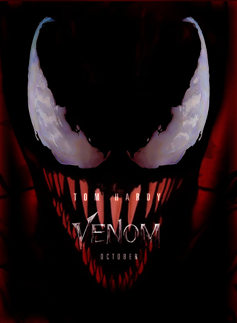 Venom, comics, marvel, tom hardy, venom movie, HD phone wallpaper