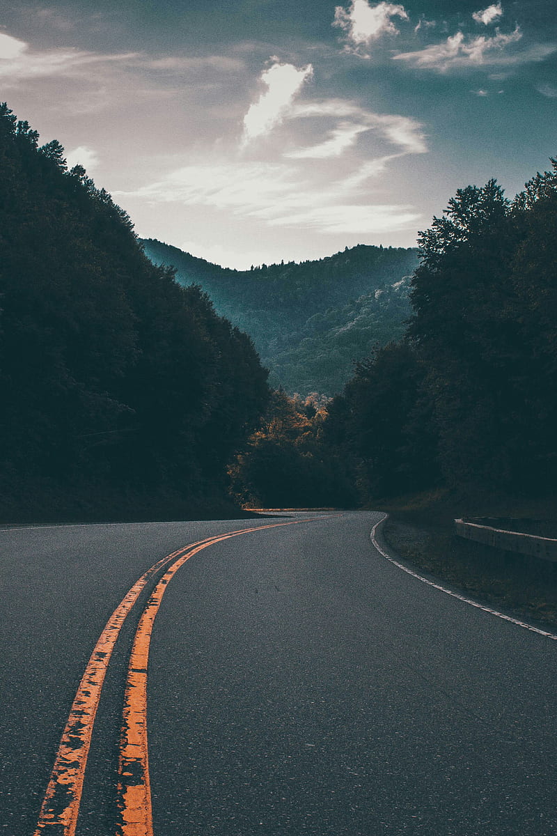 Beautiful road, highway, relaxing road, HD phone wallpaper