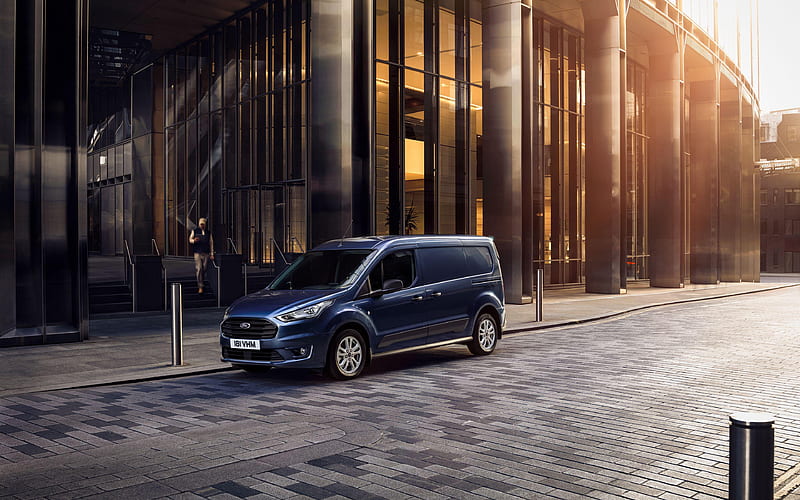 Ford Transit Connect, 2018 commercial cars, new Transit, American cars, Ford, HD wallpaper