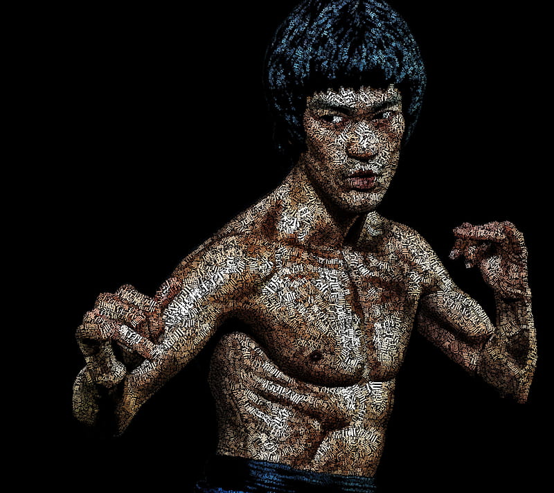 Art Bruce Lee, art, cool, desenho, hong kong, martial arts, HD wallpaper