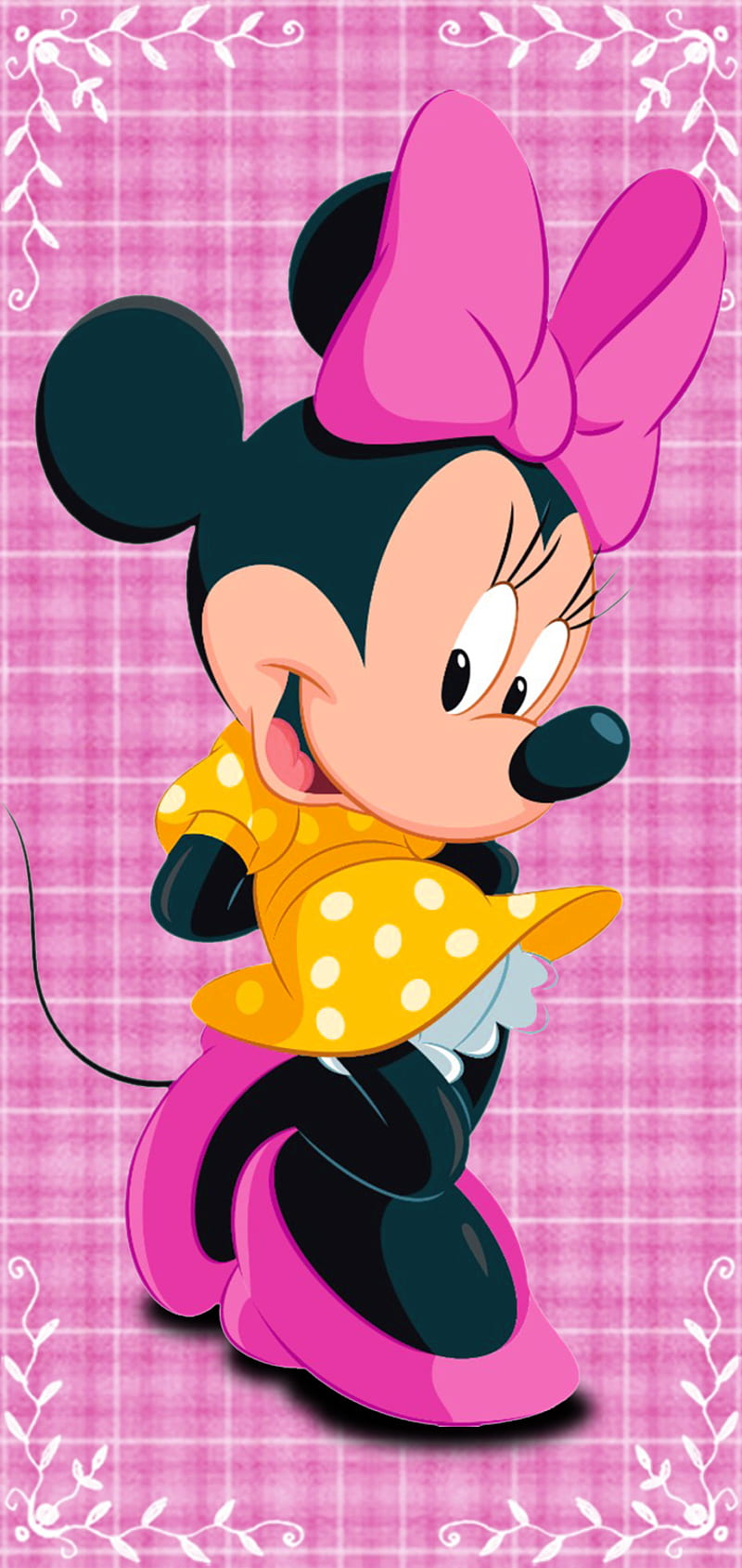 Minnie Mouse 23, cartoon, minnie mouse, HD phone wallpaper
