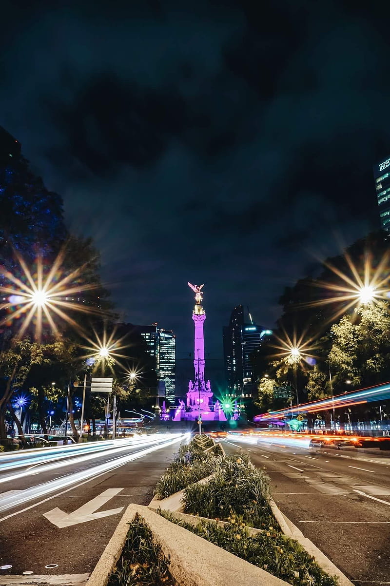 Ciudad de Mexico , city, lights, HD phone wallpaper