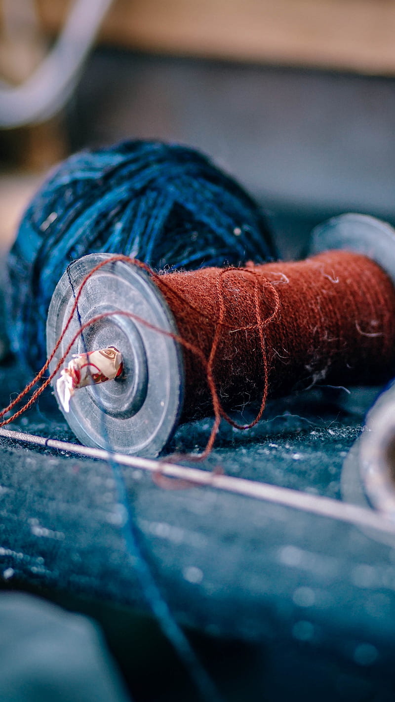 thread , sewing, yarn, HD phone wallpaper