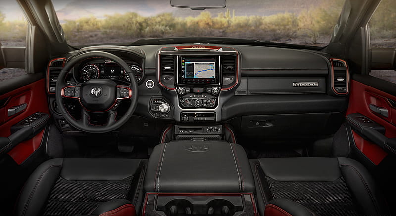 2019 Ram 1500 Rebel - Interior, Cockpit , car, HD wallpaper