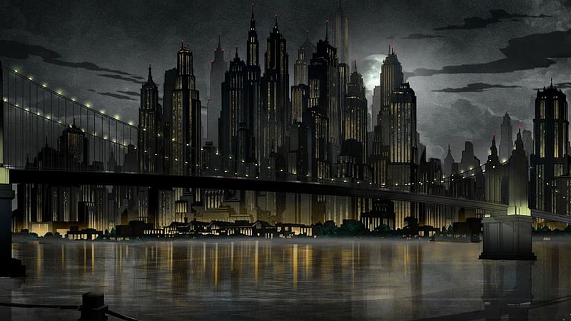 Night, Batman, Movie, Gotham City, Batman: The Long Halloween Part One, HD wallpaper