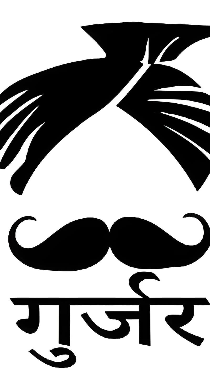 Gujjar, Black Mustache, black turban, HD phone wallpaper