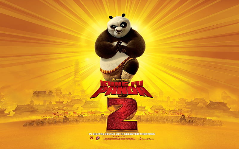 2011 Hollywood movie Kung Fu Panda 2 2, HD wallpaper