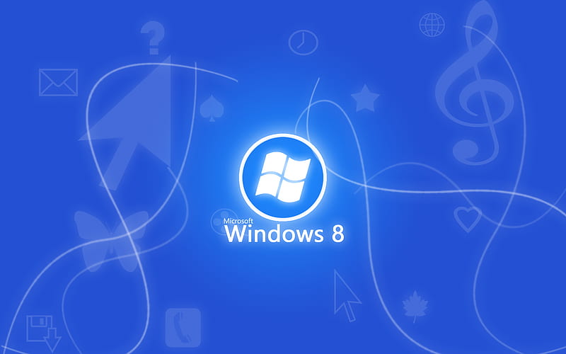 Windows 8, windows, 8, computers, tehnology, desenho, microsoft, pc, blue, HD wallpaper
