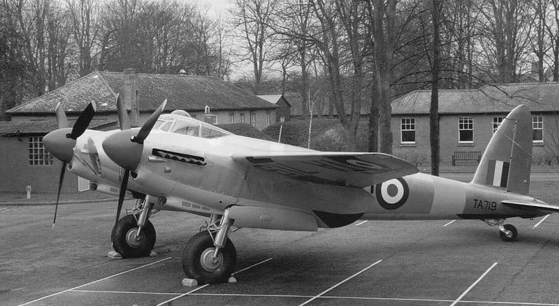 de Havilland Mosquito B35, Mosquito, Persuit, Fighter, WWII, HD wallpaper