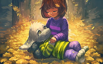 Frisk Undertale Anime Style Short Hair Anime Hd Mobile Wallpaper Peakpx