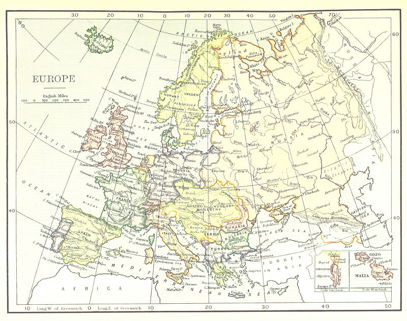Europe map, HD wallpaper