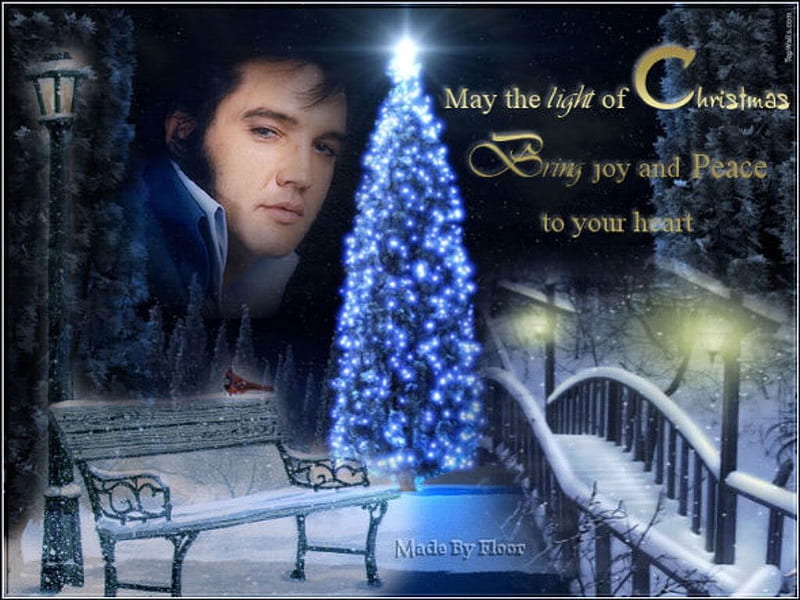 Christmas With The King, Christmas With elvis, elvis, elvis christmas, elvis presley, HD wallpaper