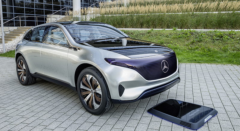 2016 Mercedes-Benz Generation EQ SUV Concept - Inductive Charging Platform , car, HD wallpaper