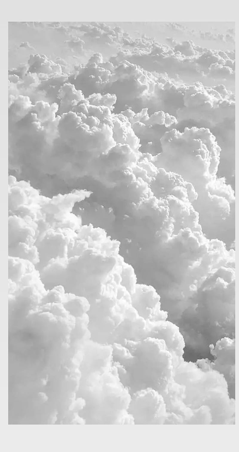 Clouds on Sky in Black and White  Free Stock Photo