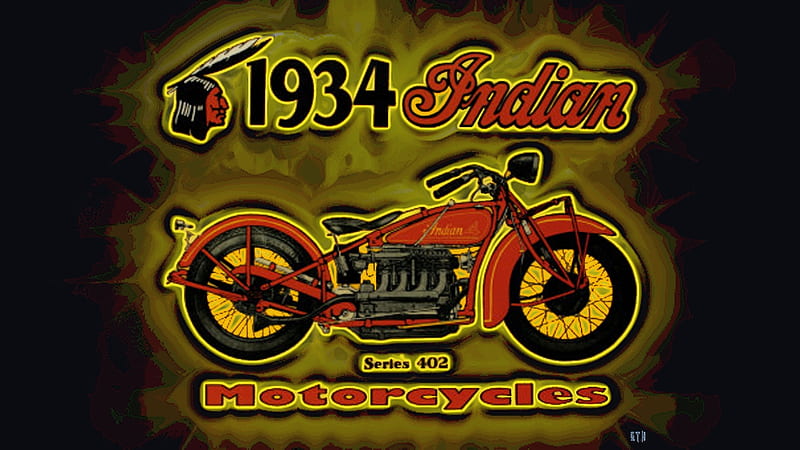 1934 Indian 4 cylinder ad paint, 1934 Vintage Indian Motorcycle advertising, Indian Motorcycle logo, 1934 Indian advertising, Indian Motorcycle , Indian Motorcycles, Indian Motorcycle Background, Indian Motorcycle Background, HD wallpaper