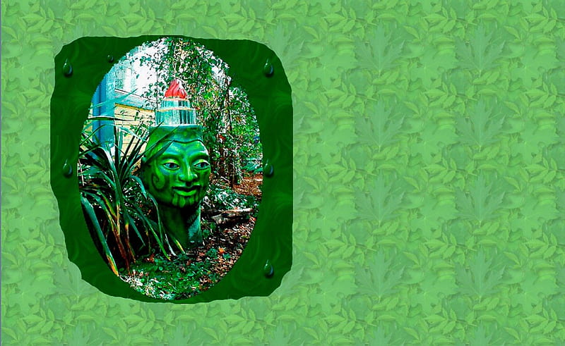Green Man, kari johnson, home art, lawn decor, HD wallpaper
