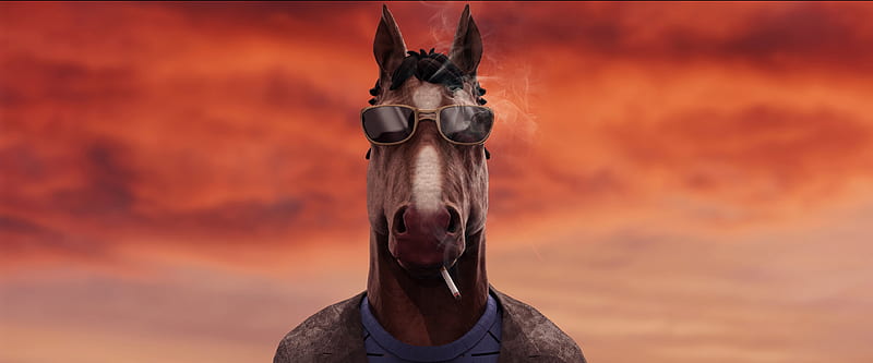 Badass Bojack Horseman, bojack-horseman, tv-shows, animated-tv-series, artstation, HD wallpaper