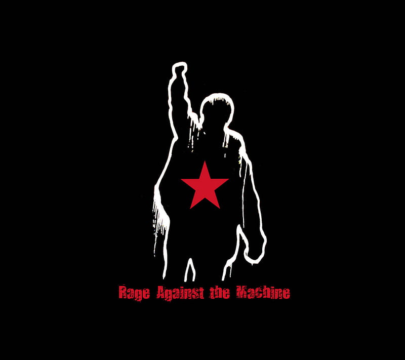 Rage Against, 90s, band, classic, fist, hard, hard rock, icon, la maquina, music, power, punk, punk rock, rage against the machine, red star, rock, the, HD wallpaper