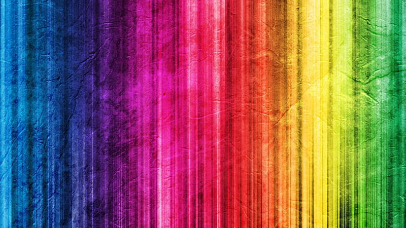 Blue Pink Red Yellow Green Stripes Abstract, HD wallpaper