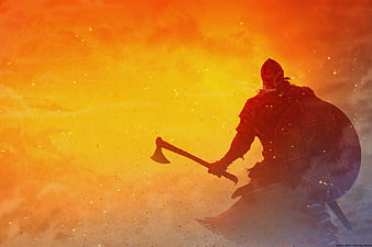 Vikings TV Show Background, HD wallpaper