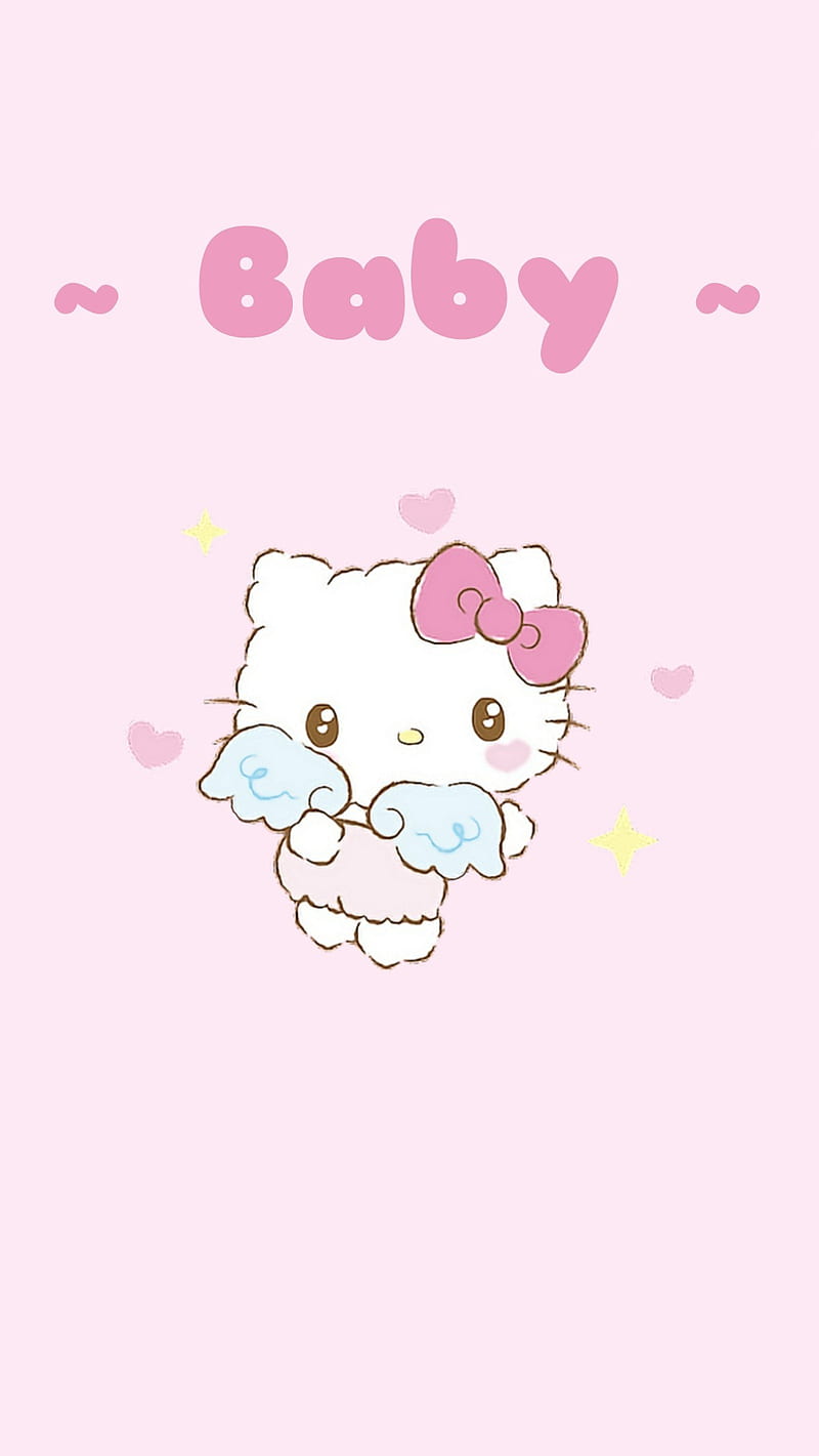 Hello Kitty Babie, baby, pastel, kawaii, cute, hellokitty, sanrio, HD phone  wallpaper | Peakpx