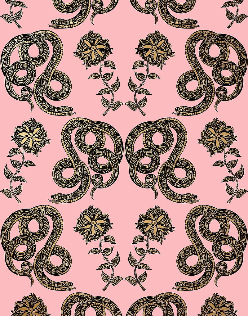 Serpentine . Hygge & West, Pink Snake, HD phone wallpaper