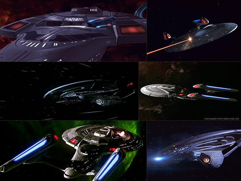 Starship Enterprise NCC-1701-E, tng, enterprise e, star trek, trek, the next generation, HD wallpaper