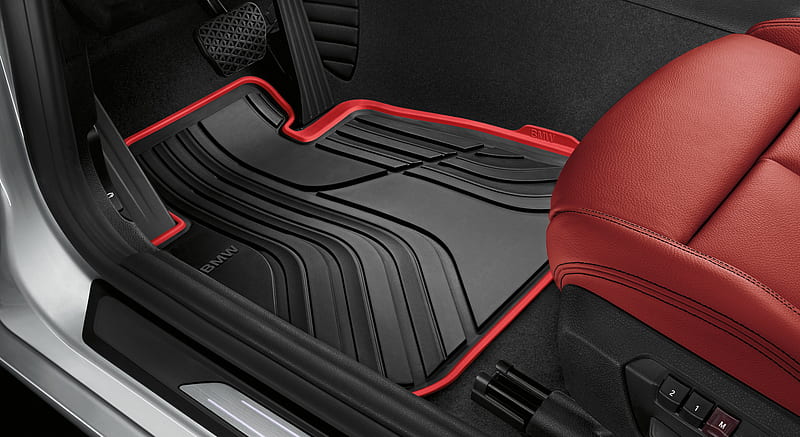 2015 BMW 2-Series Convertible - All-Weather Floor Mat Sport - Interior Detail , car, HD wallpaper