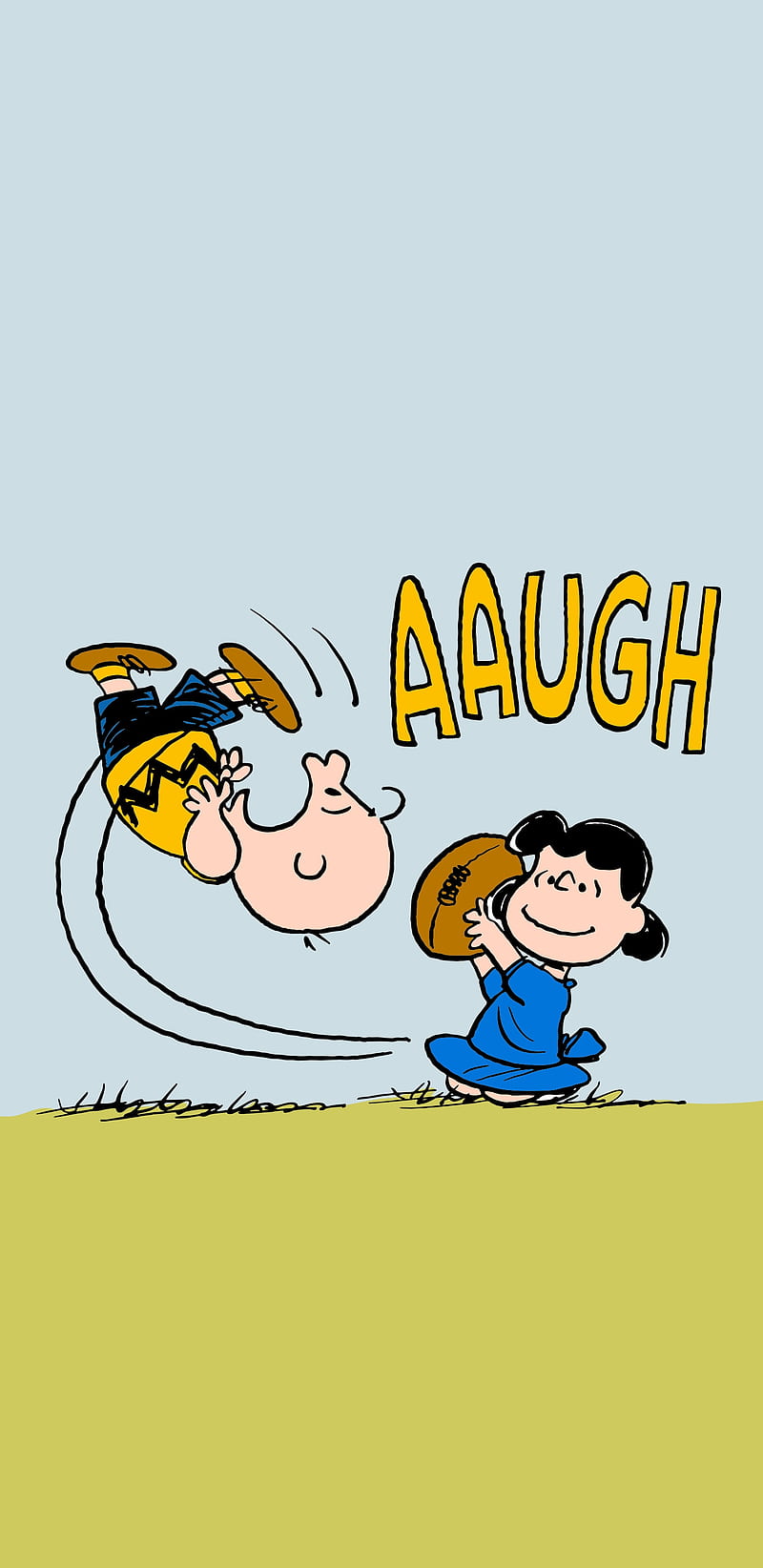 Fall Classic, aaugh, charlie brown, football, kick, lucy, miss, peanuts, snoopy, steve chavez, wraitude, HD phone wallpaper