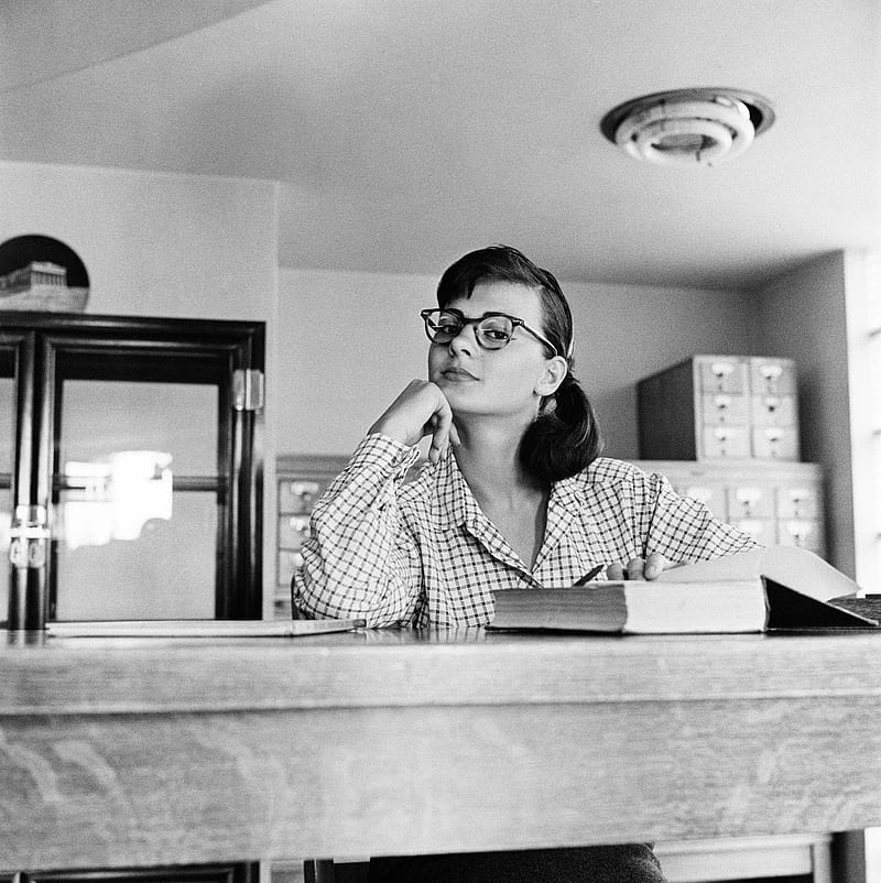 Playboy, 1950s, Virginia Gordon, glasses, women, HD phone wallpaper