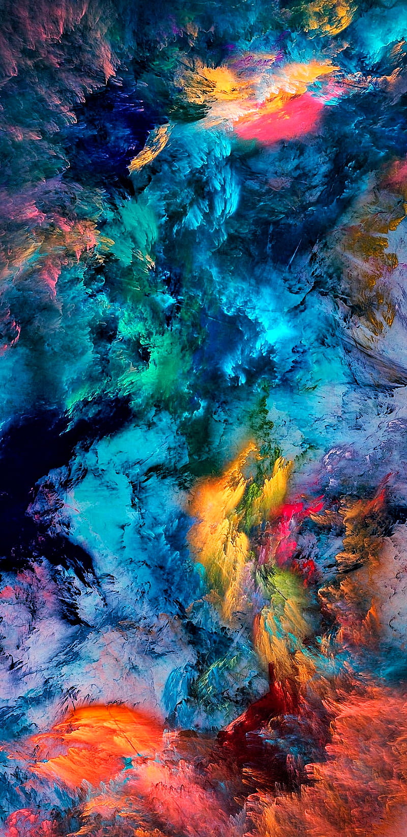 beyond crayola, color, colors, colors, mix, rainbows, random, sea, sky, space, storm, HD phone wallpaper