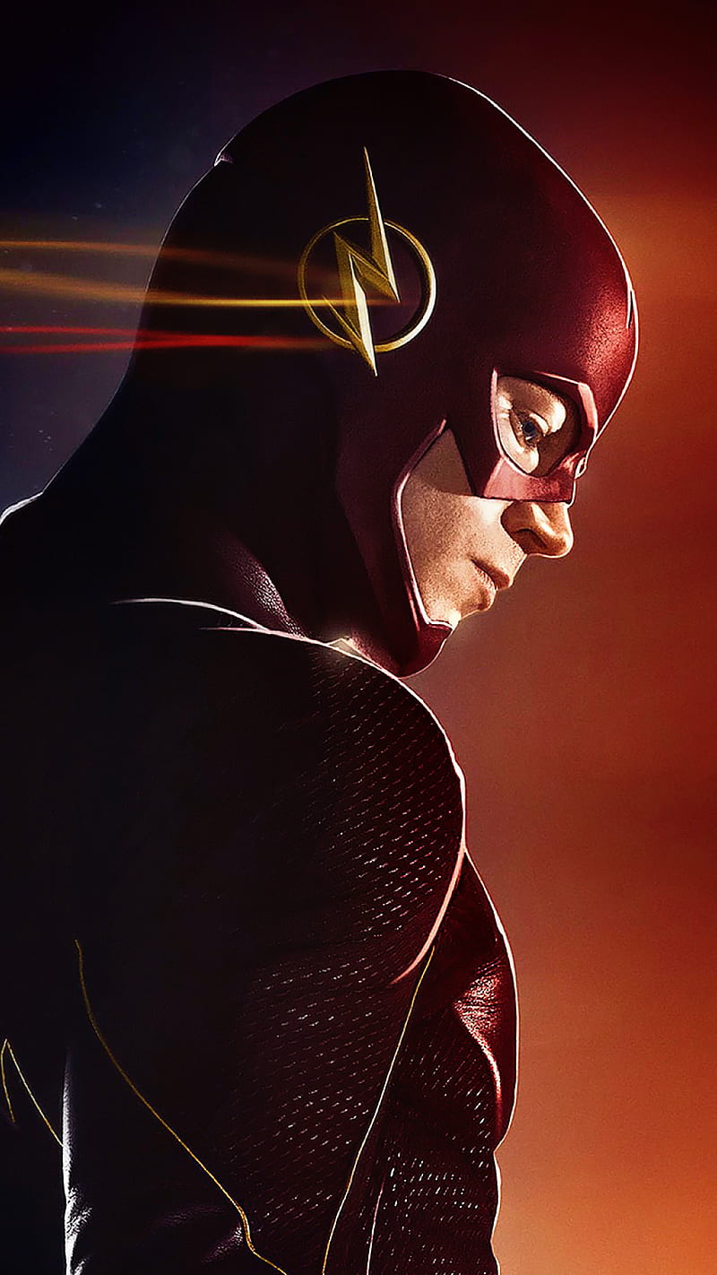 The Flash CW, grant gustin, dc comics, the flash, HD phone wallpaper