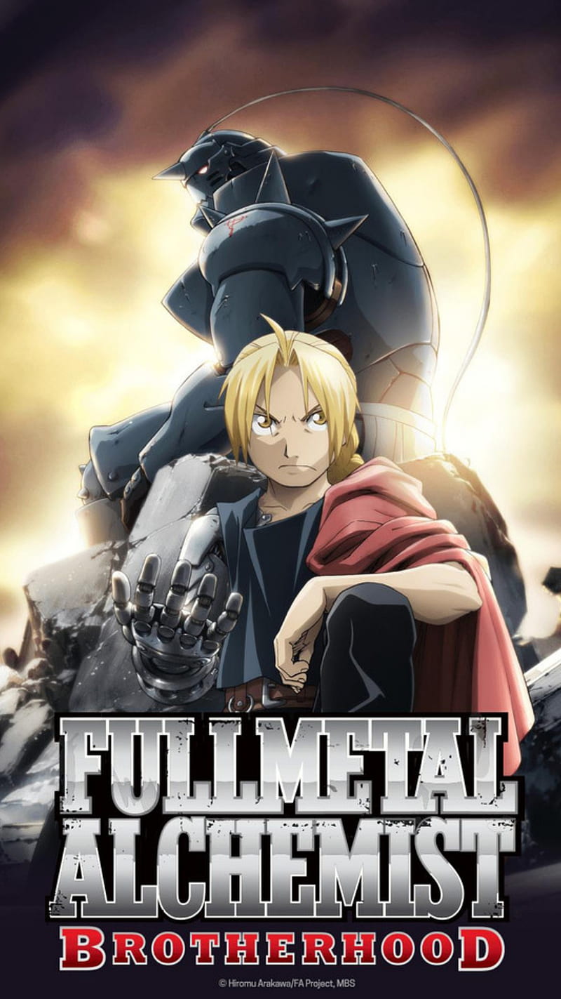 Fullmetal Alchemist Brotherhood Ed& Roy Anime Poster Flag