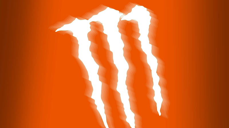 orange monster energy wallpaper