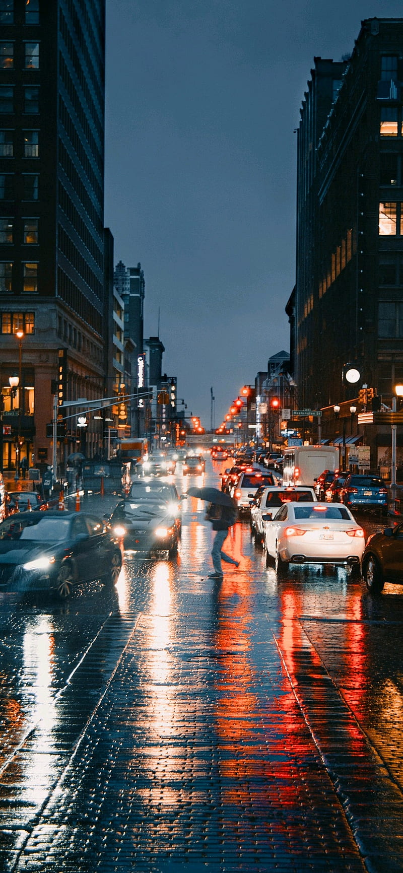City life, city, nights, rain, street, HD phone wallpaper | Peakpx
