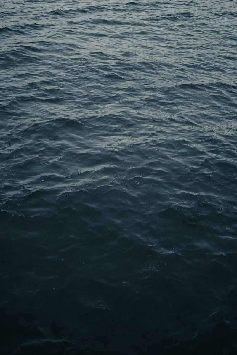 waves, ripples, water, surface, gray, HD phone wallpaper