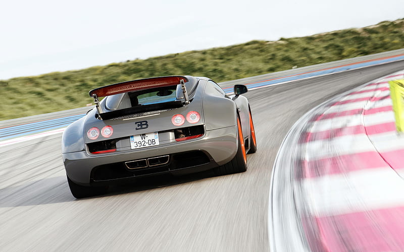2012 Bugatti Veyron Grand Sport Vitesse, Coupe, Turbo, W16, car, HD wallpaper