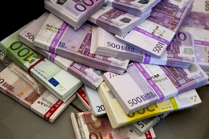Euro Notes, money, currency, Euros, notes, HD wallpaper