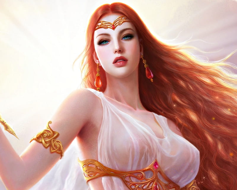 Goddess red head Red hair