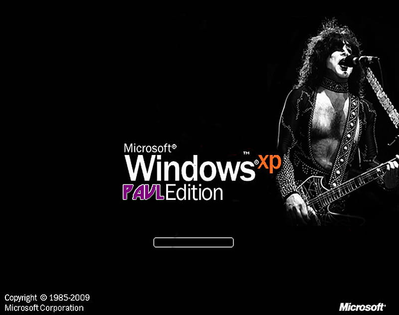Windows Paul Edition, paul stanley, kiss, music, HD wallpaper