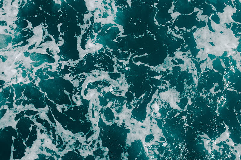 Top View of Sea Water, HD wallpaper
