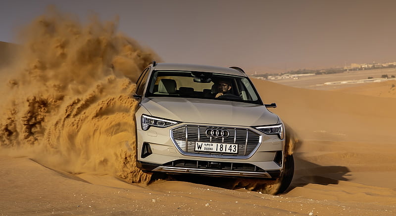 2019 Audi e-tron (Color: Siam Beige) - Off-Road , car, HD wallpaper